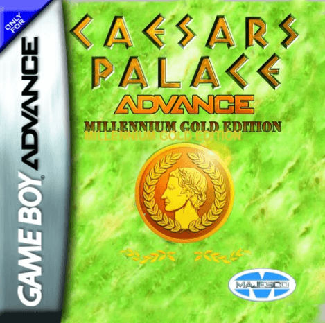 Caesars Palace Advance: Millenium Gold Edition box art for GameBoy Advance